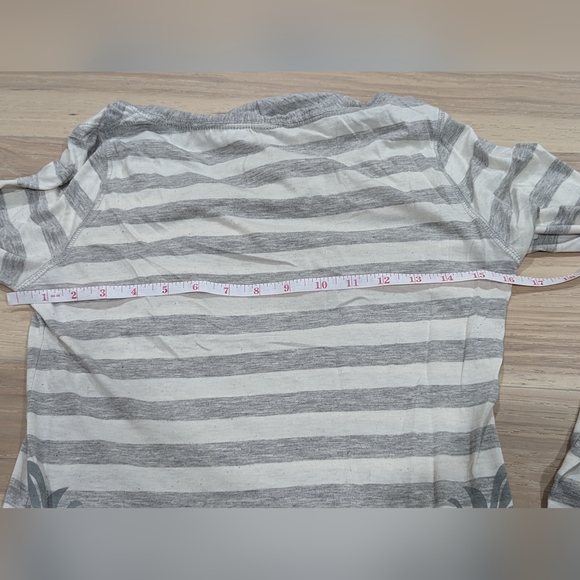 Joshua Perets Cowl-Neck Stripped Shirt - Picture 4 of 4